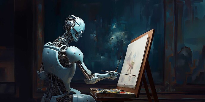 Art of AI Artificial intelligence paints a beautiful picture!